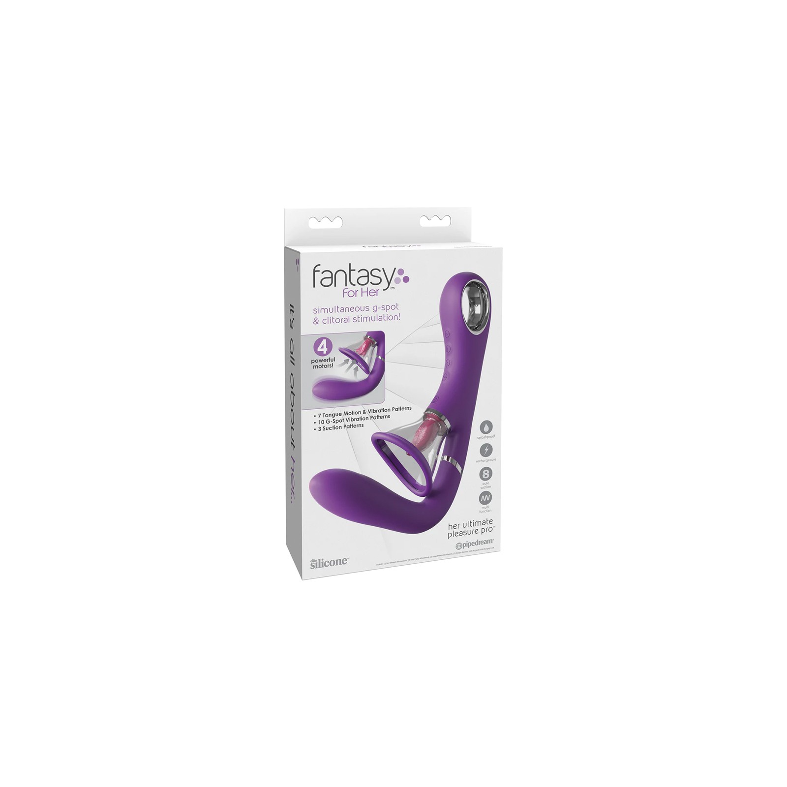 Fantasy For Her Ultimate Pleasure Pro Rechargeable Dual Stimulator