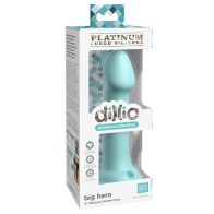 Dildo Teal de 6 pulgadas Dillio Platinum Collection Big Hero