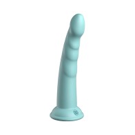 Dildo de Silicona Slim Seven 7" de Dillio Platinum Collection Teal - Calidad Premium