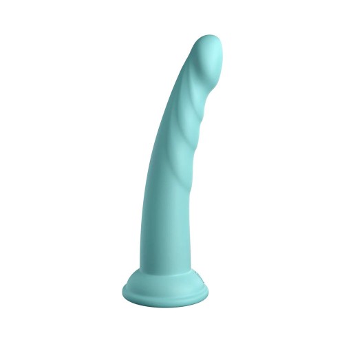 Dillio Platinum Slim Seven 7 in. Silicone Dildo Teal - Premium Quality