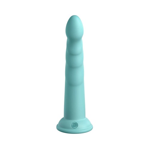 Dildo de Silicona Slim Seven 7" de Dillio Platinum Collection Teal - Calidad Premium