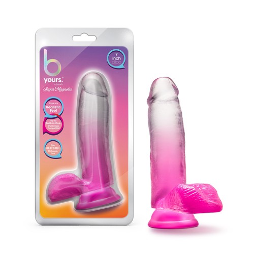 Dildo B Yours Sugar Magnolia de 7 in. con Base de Succión