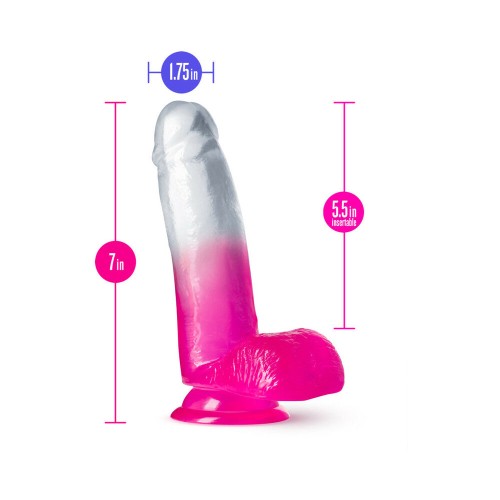 Dildo B Yours Sugar Magnolia de 7 in. con Base de Succión