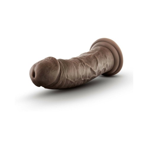 Dr. Skin Plus Thick 8 in. Posable Dildo Brown