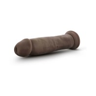 Dildo Posicionable de Densidad Triple Dr. Skin Plus de 9 in. Marrón