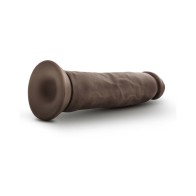 Dildo Posicionable de Densidad Triple Dr. Skin Plus de 9 in. Marrón