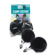 AF Sexy Nipple Clamps Puff Balls