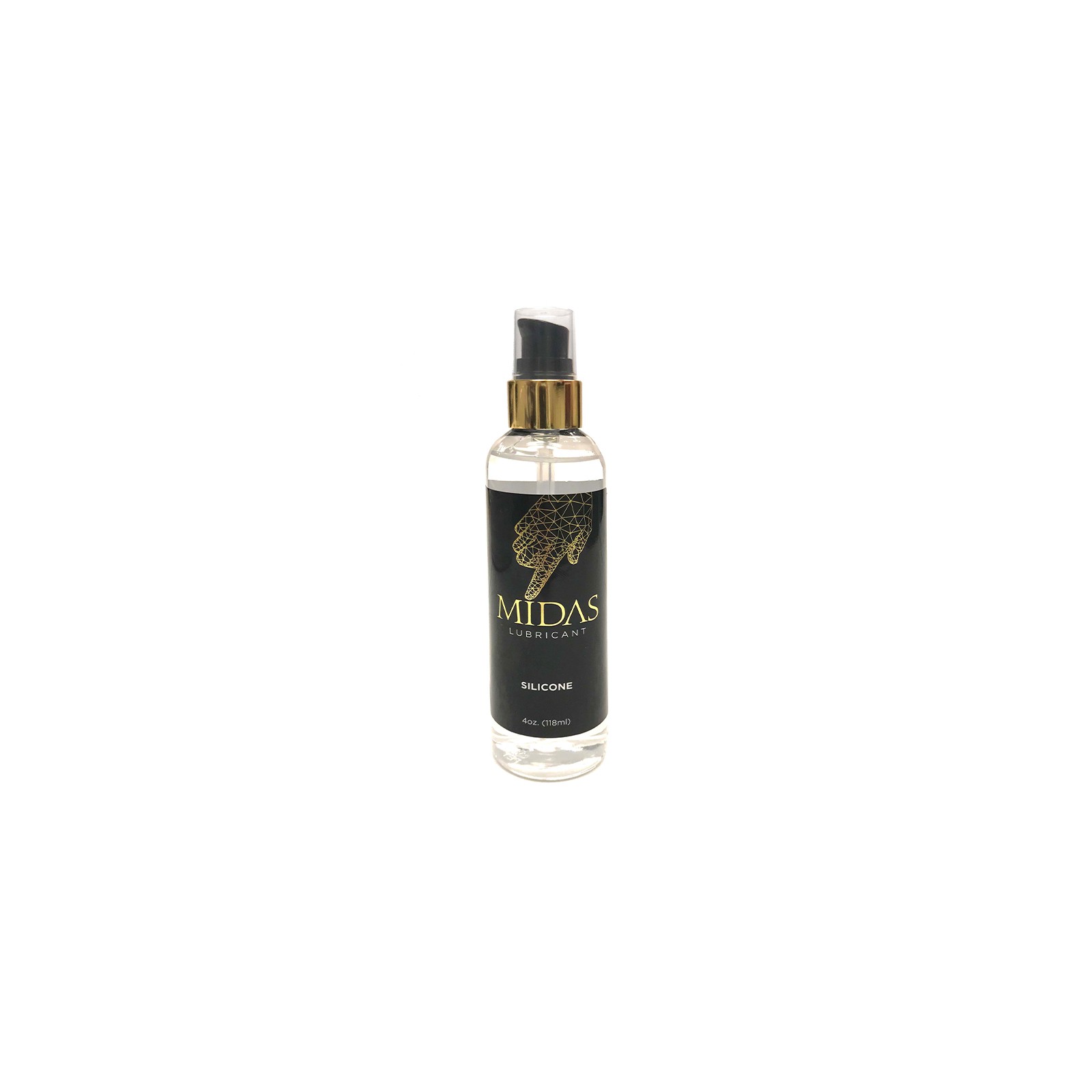 Lubricante de Silicona Midas de 4 oz. - Placer Lujoso