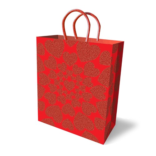 Bolsa de Regalo Glitter Hearts Sparkle para Vacaciones