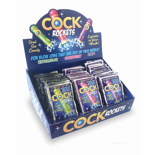 Dulces para Sexo Oral Cock Rockets - Diversión Saborizada