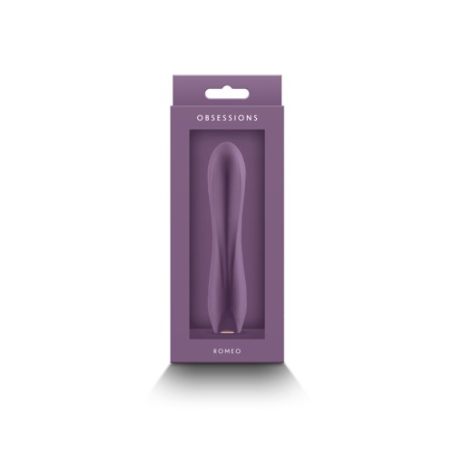 Obsession Romeo Vibrator Dark Purple - Rechargeable