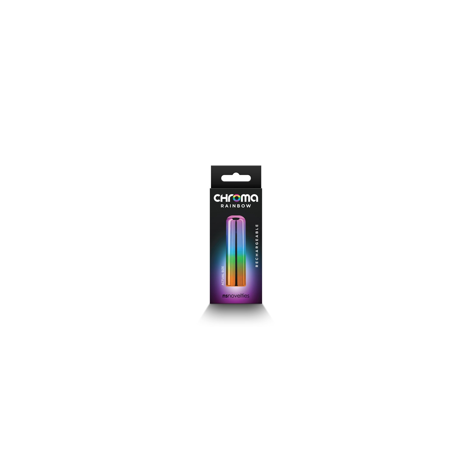 Chroma Rainbow Rechargeable Small Vibrator - Compact Pleasure