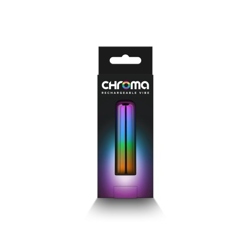 Chroma Rainbow Rechargeable Small Vibrator - Compact Pleasure