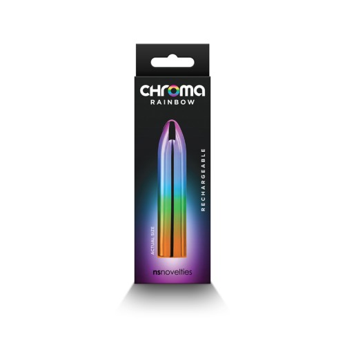 Vibrador Recargable Arcoíris Chroma Mediano