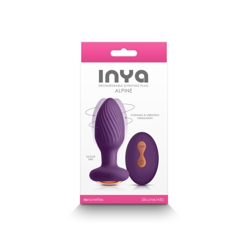 INYA Alpine Rechargeable Gyrating Plug Purple