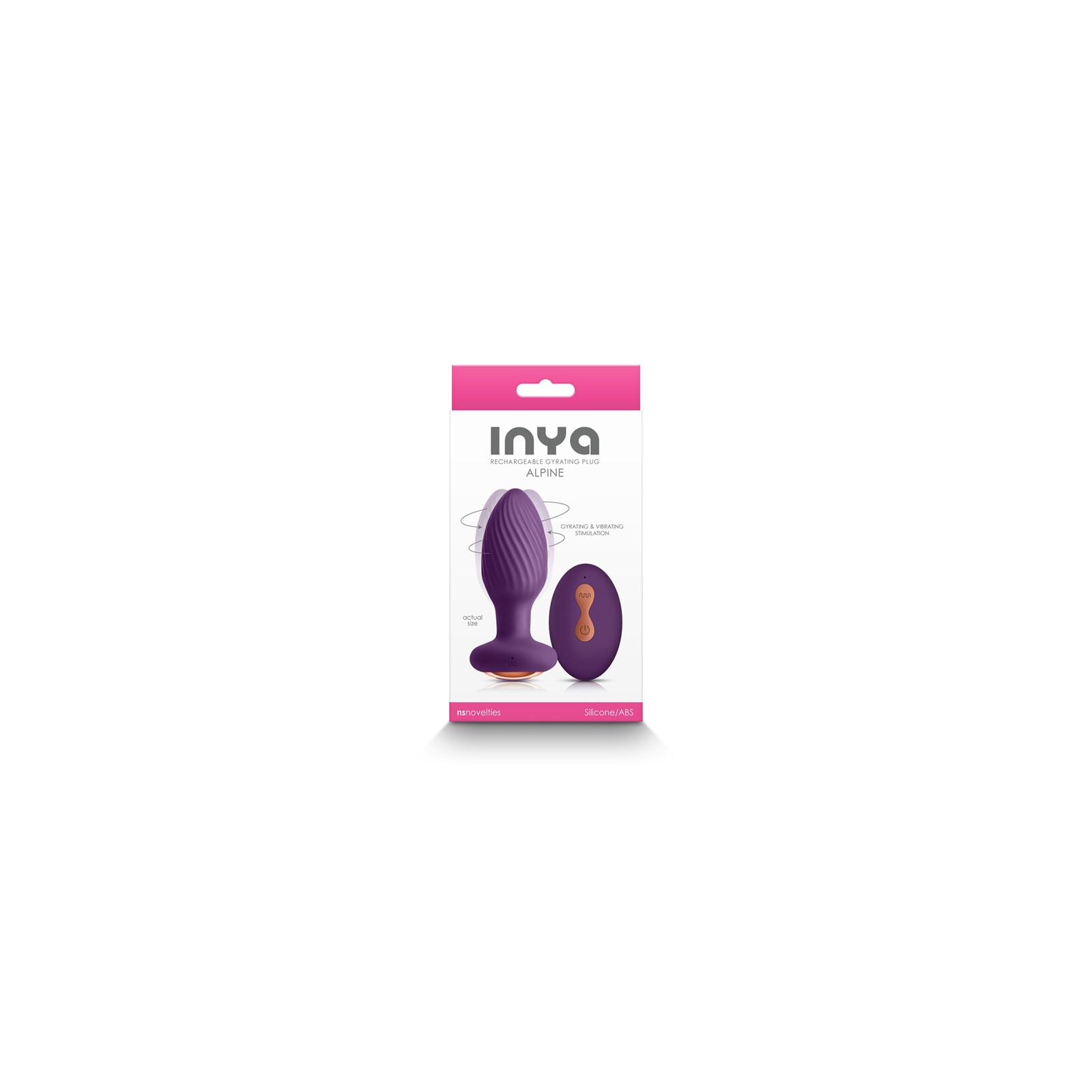 INYA Alpine Rechargeable Gyrating Plug Purple