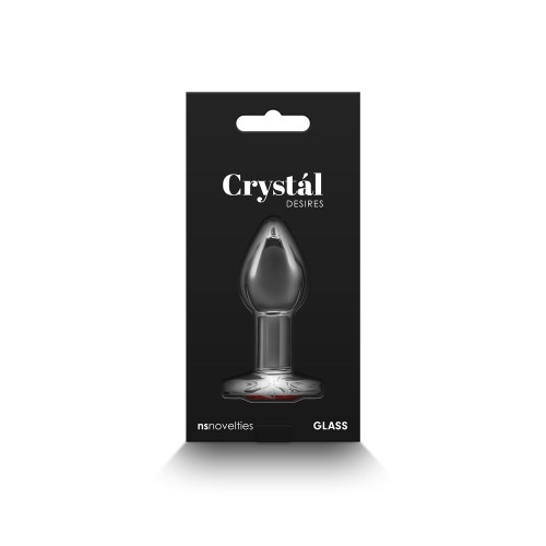 Crystal Desires Heart Gem Glass Plug for Sexy Fun