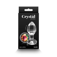 Plug de Vidrio con Gemas Arcoíris de Crystal Desires