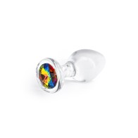 Crystal Desires Rainbow Gem Glass Plug