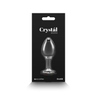 Plug de Vidrio con Gemas Arcoíris de Crystal Desires