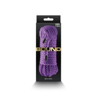 Cuerda Bound 25 ft Púrpura para Juegos de Bondage