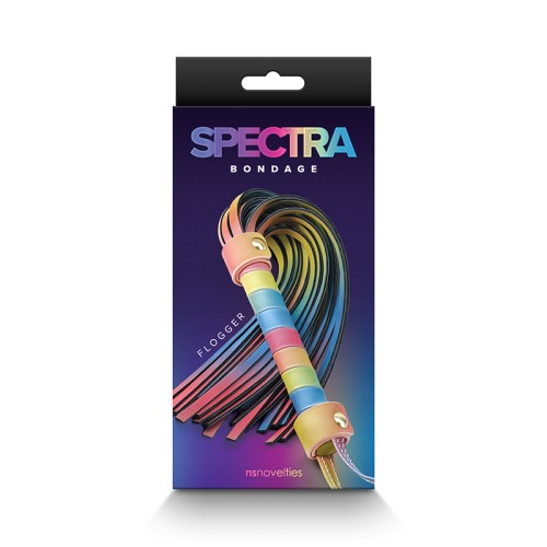 Spectra Flogger de Bondage Arcoíris