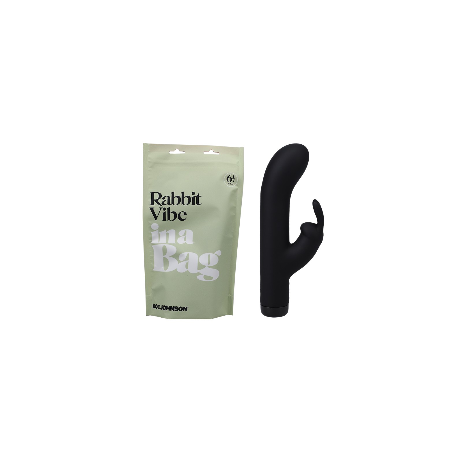 Doc Johnson Rabbit Vibe Rechargeable Black Dual Stimulation