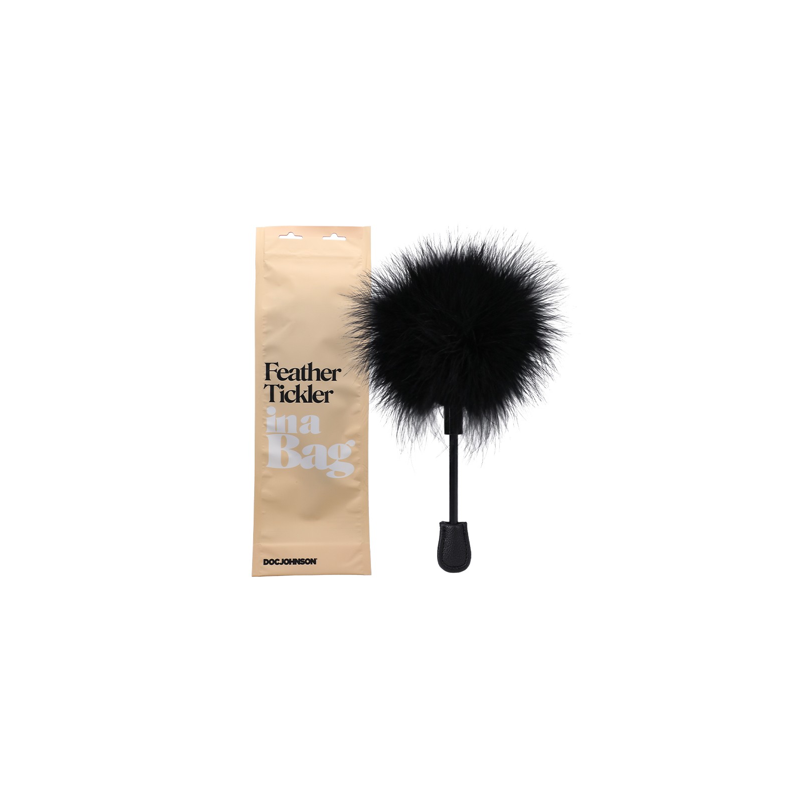 Doc Johnson Feather Tickler In A Bag Black