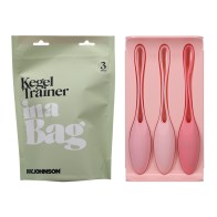 Doc Johnson Kegel Trainer Set in Bag Silicone Pink