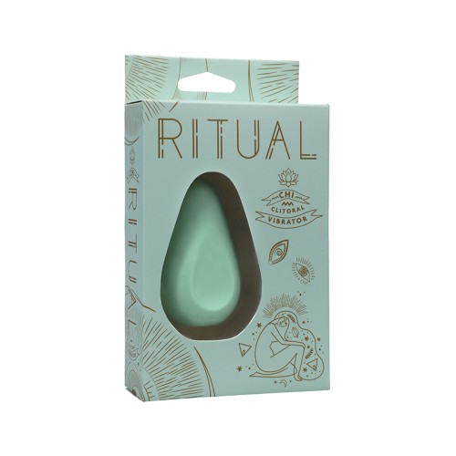 Vibrador Clitoriano Recargable RITUAL Chi Verde Menta