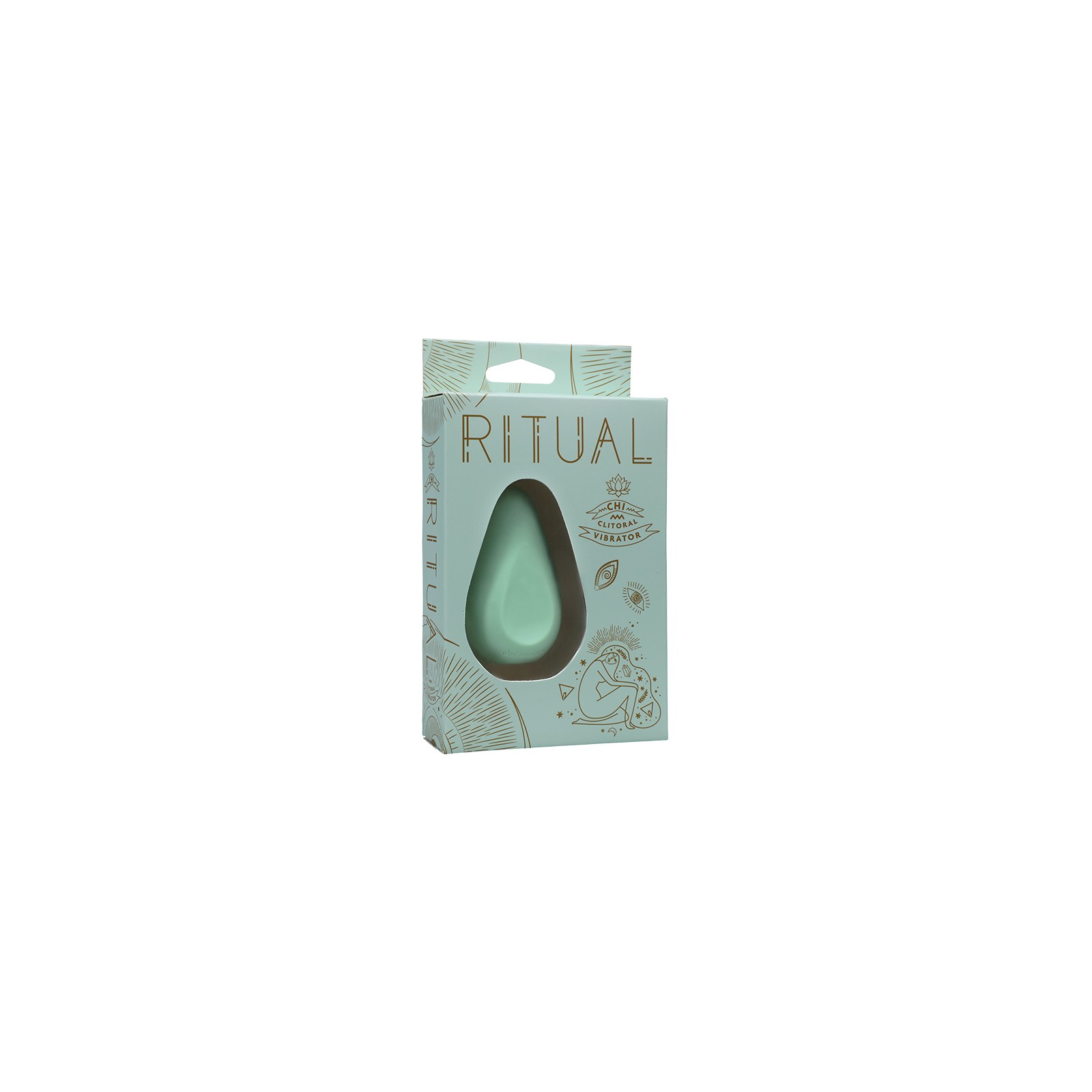 Vibrador Clitoriano Recargable RITUAL Chi Verde Menta