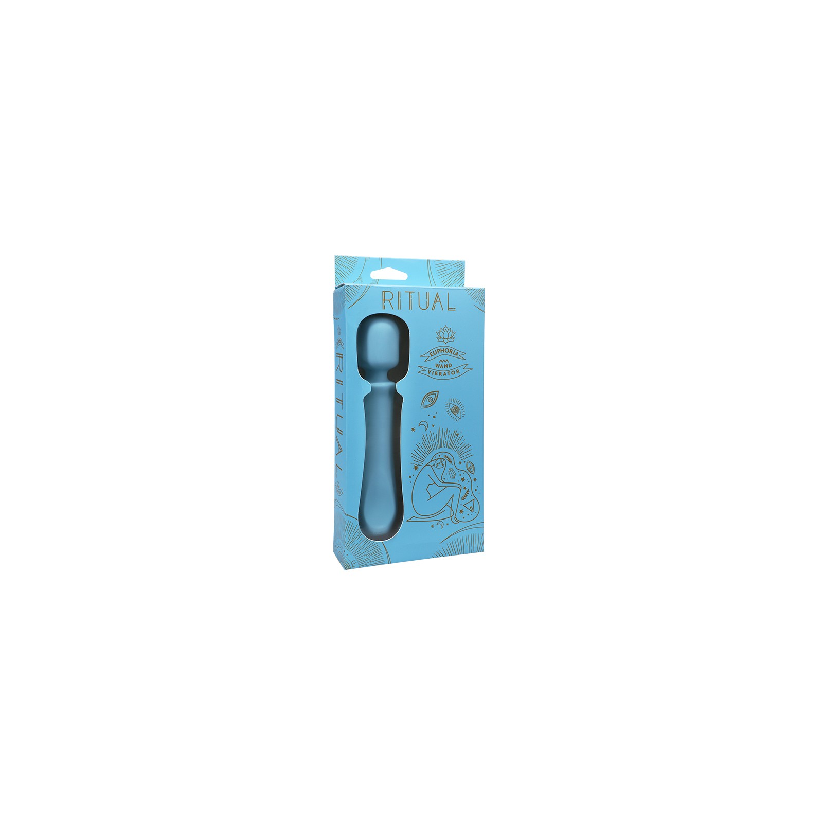 RITUAL Euphoria Rechargeable Wand Vibrator Blue