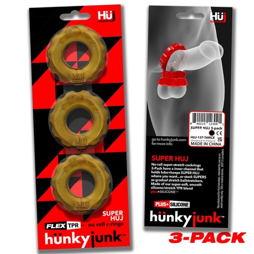 Set de 3 Cockrings Hunkyjunk SuperHuj