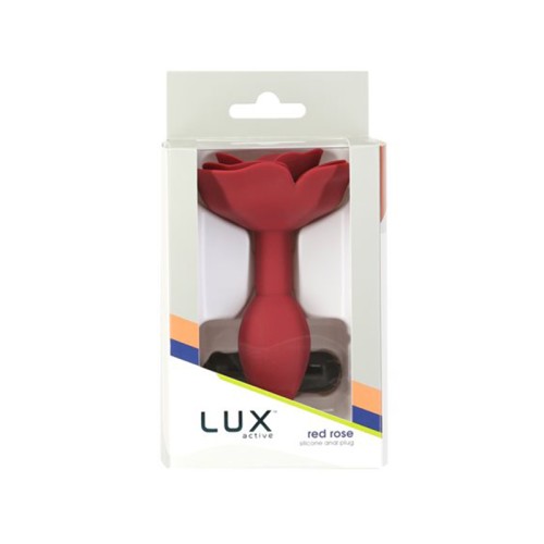 LUX Active Rose Silicone Butt Plug - Unique Design