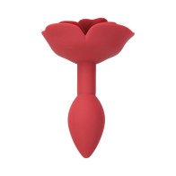 LUX Active Rose Silicone Butt Plug - Unique Design