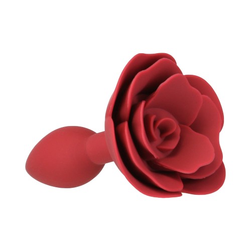 LUX Active Rose Silicone Butt Plug - Unique Design