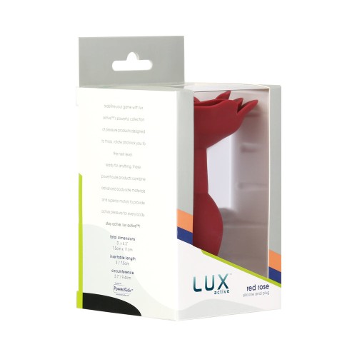 LUX Active Rose Silicone Butt Plug - Unique Design