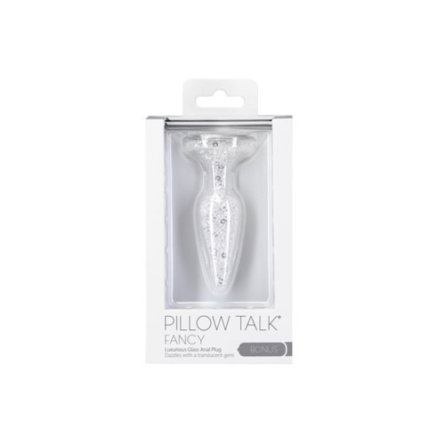 Pillow Talk Fancy Glass Anal Plug