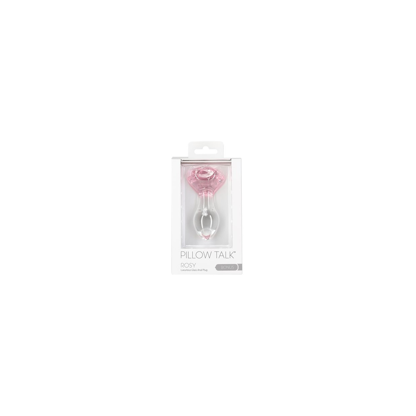 Plug Anal de Vidrio Rosy - Placer Elegante