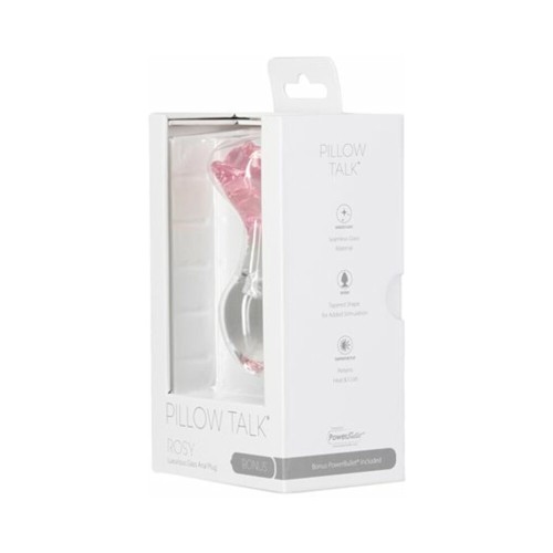 Plug Anal de Vidrio Rosy - Placer Elegante