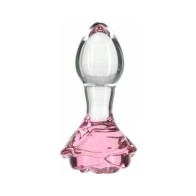 Plug Anal de Vidrio Rosy - Placer Elegante