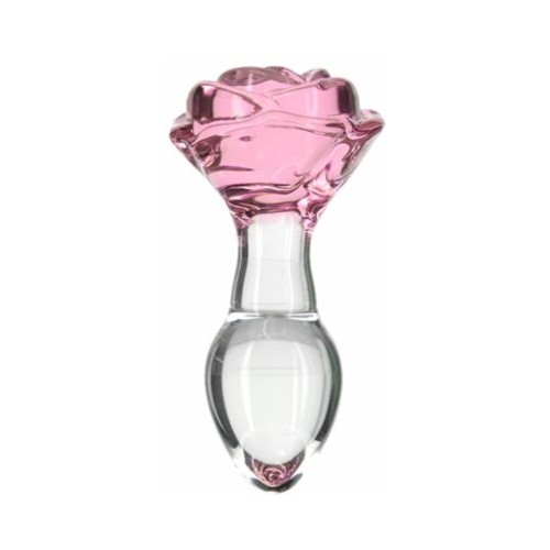 Plug Anal de Vidrio Rosy - Placer Elegante