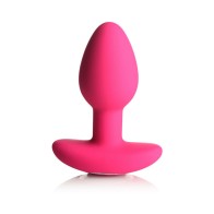 Curve Toys Gossip Pop Rocker Rechargeable Remote-Controlled Silicone Anal Plug Magenta