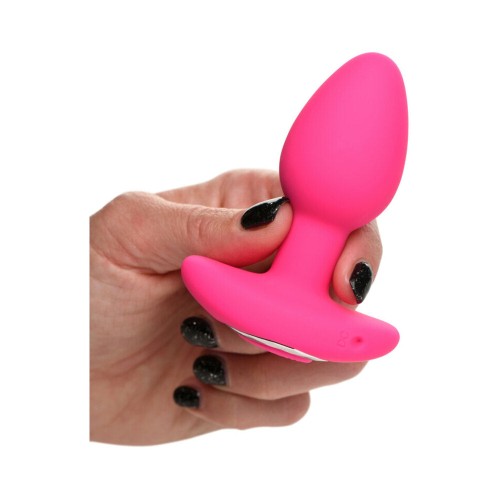 Plug Anal Vibrante Control Remoto Silicona Curve Toys Gossip Pop Rocker Magenta