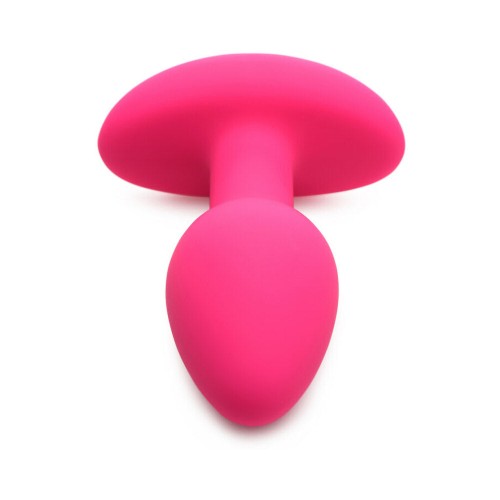 Curve Toys Gossip Pop Rocker Rechargeable Remote-Controlled Silicone Anal Plug Magenta