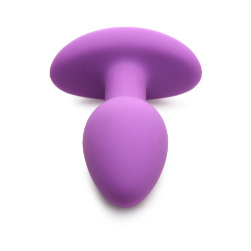 Curve Toys Gossip Pop Rocker Plug Anal de Silicona Vibrante Control Remoto Violeta