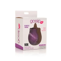 Curve Toys Gossip Rechargeable Licking Rose