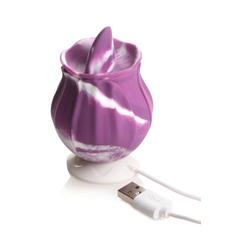 Curve Toys Gossip Rechargeable Licking Rose