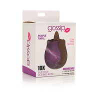 Curve Toys Gossip Rechargeable Licking Rose