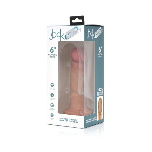 Dildo de Silicona de Densidad Doble con Ventosa